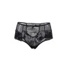 Tanga sexy noir à laçage