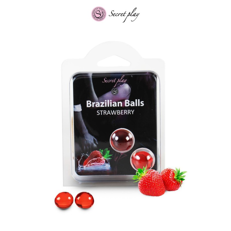 2 Brazilian Balls - fraise 2 Brazilian Balls - fraise