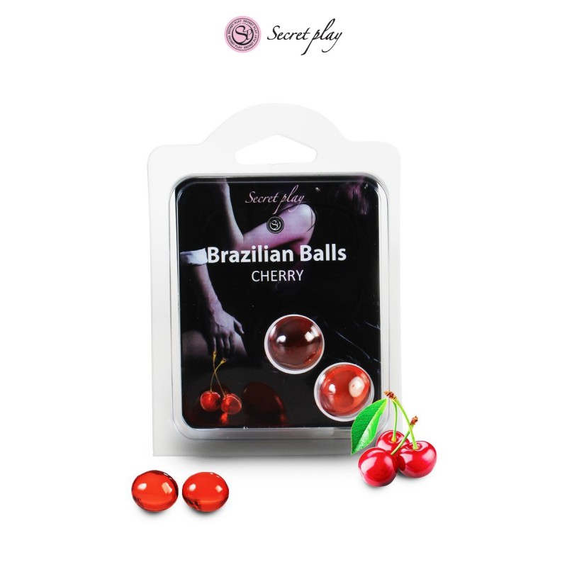 2 Brazilian Balls - cerise 2 Brazilian Balls - cerise