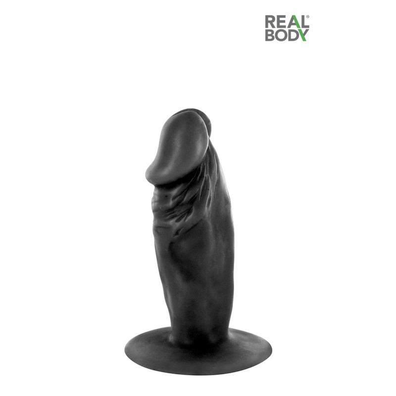 Plug anal réaliste noir 11 cm - Real Tim Plug anal réaliste noir 11 cm - Real Tim