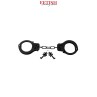 Menottes métal Designer Cuffs - noir 
