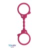 Menottes silicone stretchy - rose