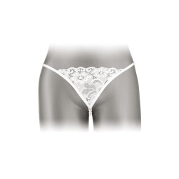 String avec perles Venusina - blanc