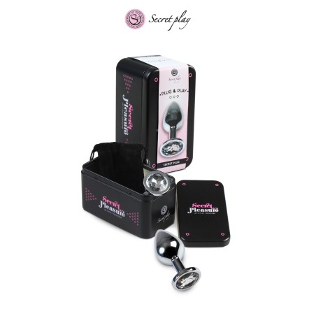 Plug aluminium L Transparent
