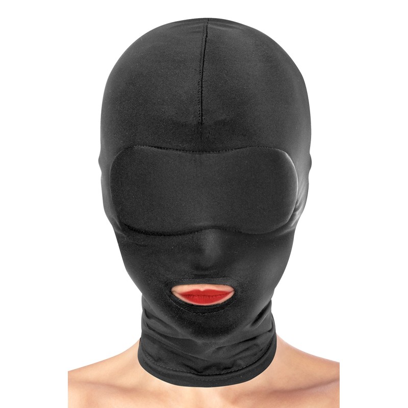 Cagoule BDSM bouche ouverte - Fetish Tentation Cagoule BDSM bouche ouverte - Fetish Tentation