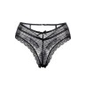 Tanga noir dentelle - Paris Hollywood