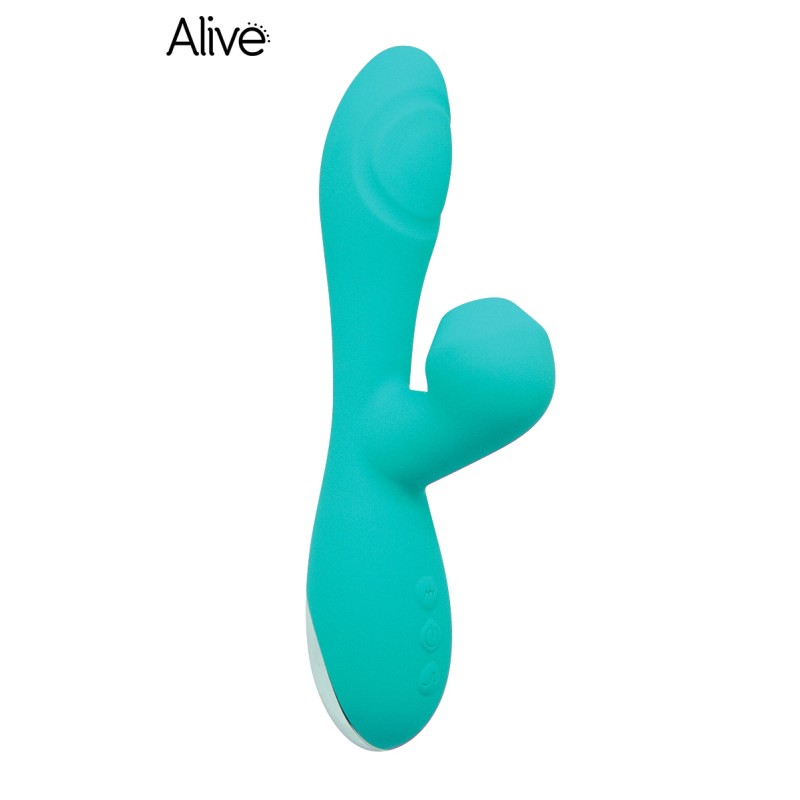 Vibro rabbit Caribbean Shine bleu - Alive Vibro rabbit Caribbean Shine bleu - Alive