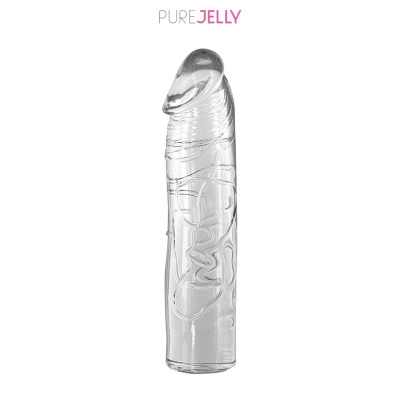 Godemichet droit cristal 17,2 cm - Pure Jelly Godemichet droit cristal 17,2 cm - Pure Jelly
