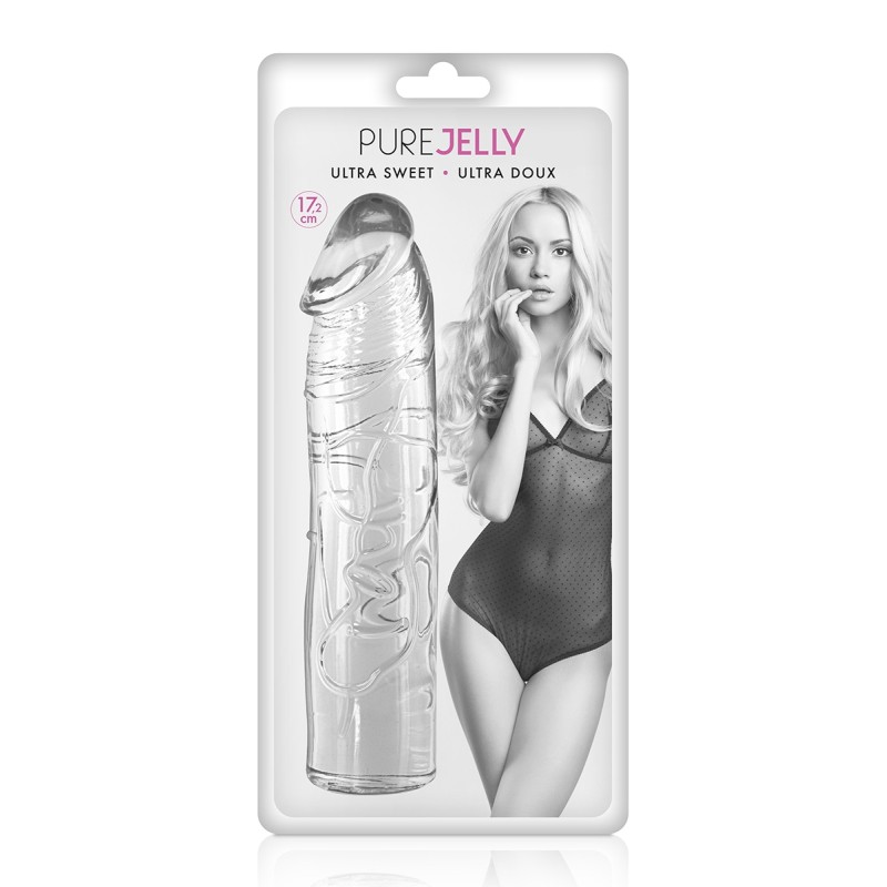 Godemichet droit cristal 17,2 cm - Pure Jelly