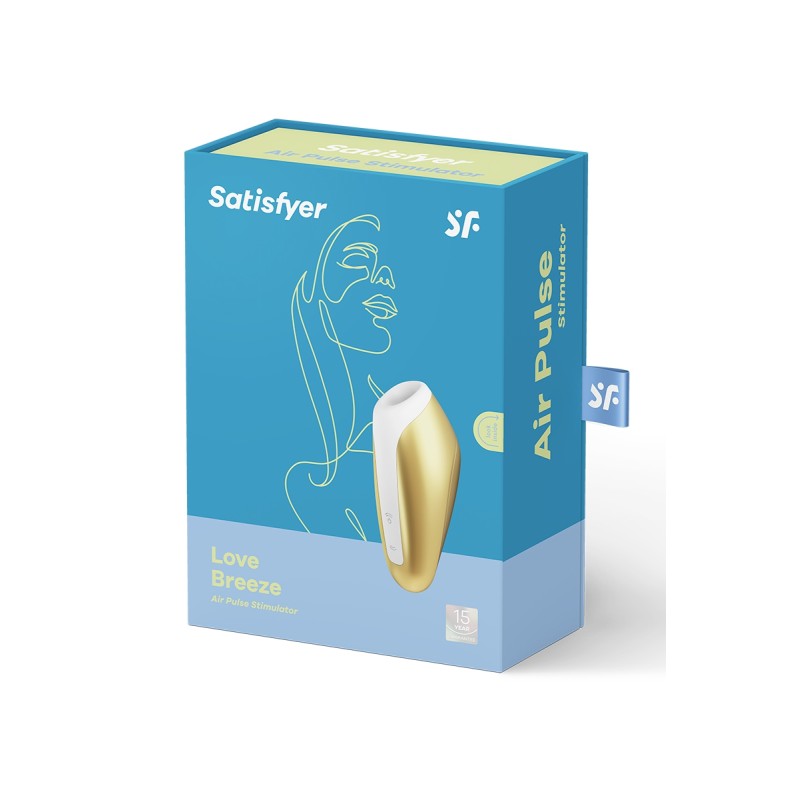 Stimulateur de clitoris Breeze doré - Satisfyer