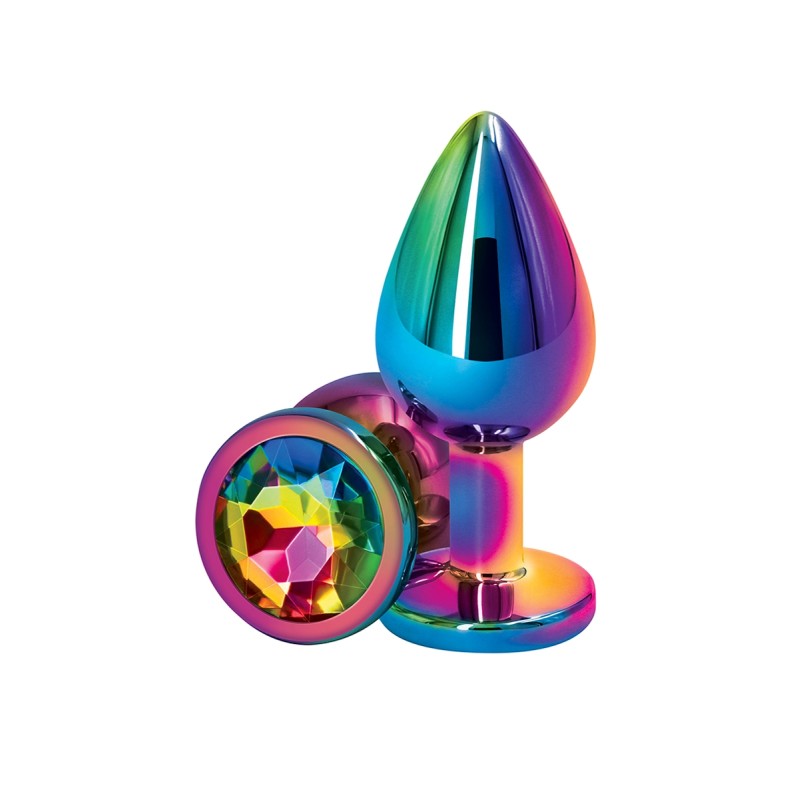 Plug anal aluminium mulitcolore M - Rear Assets Plug anal aluminium mulitcolore M - Rear Assets