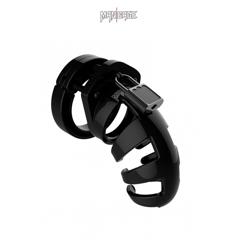Cage de chasteté 9cm ManCage 02 noir Cage de chasteté 9cm ManCage 02 noir