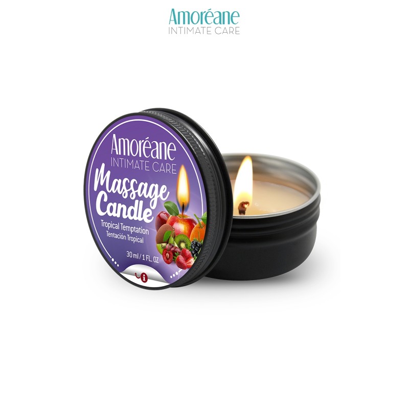 Bougie de massage fruits exotiques - Amoreane Bougie de massage fruits exotiques - Amoreane