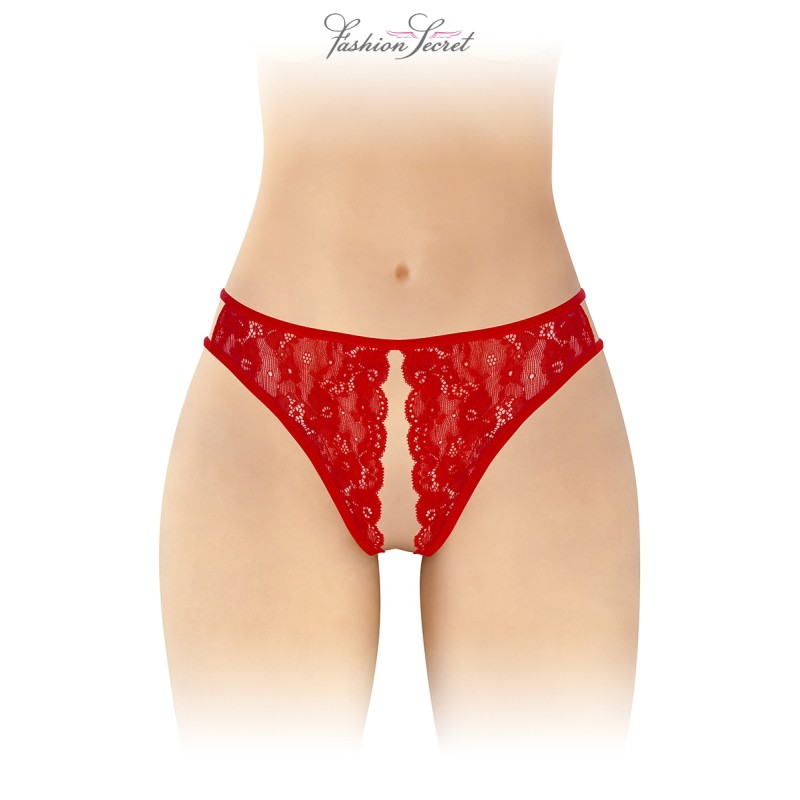 String rouge ouvert Victoria - Fashion Secret String rouge ouvert Victoria - Fashion Secret