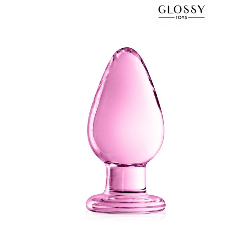 Plug anal verre Glossy Toys n° 25 Pink Plug anal verre Glossy Toys n° 25 Pink