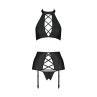 Ensemble sexy faux cuir Nancy - Passion
