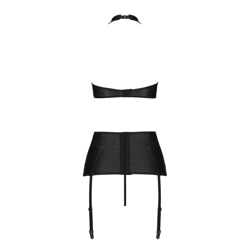 Ensemble sexy faux cuir Nancy - Passion