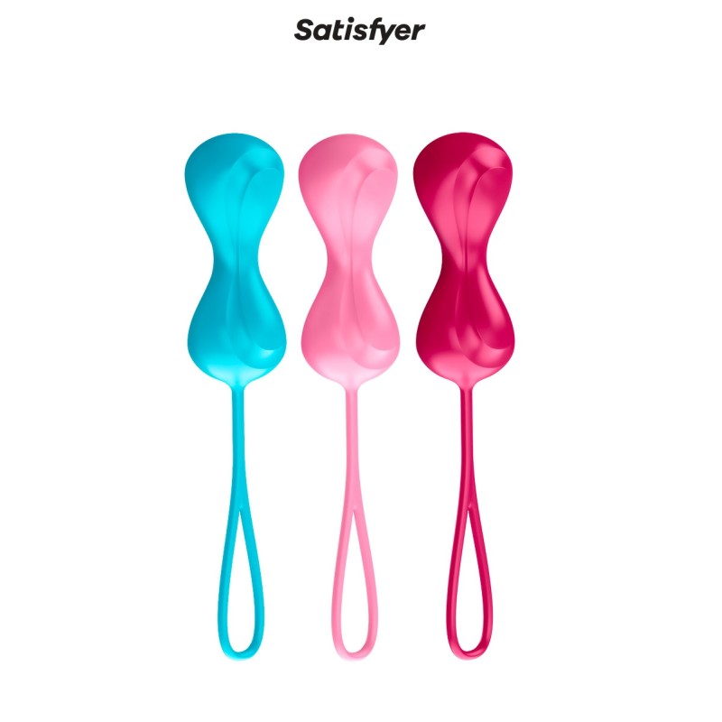 Set de 3 boules de Geisha Power Balls - Satisfyer Set de 3 boules de Geisha Power Balls - Satisfyer