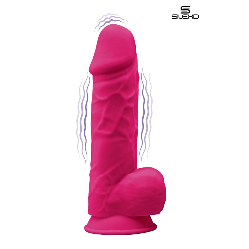 Vibromasseur double densité rose 21,5 cm - SiledD Vibromasseur double densité rose 21,5 cm - SiledD