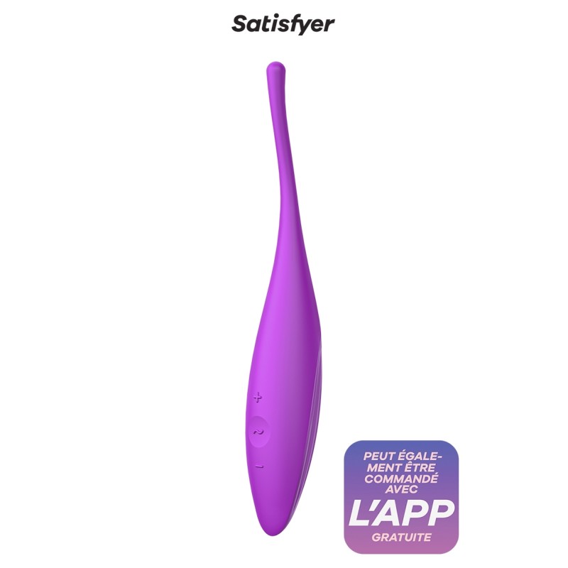 Stimulateur connecté Twirling Joy fuchsia - Satisfyer Stimulateur connecté Twirling Joy fuchsia - Satisfyer