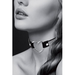 Collier strass et coeur - Bijoux Pour Toi