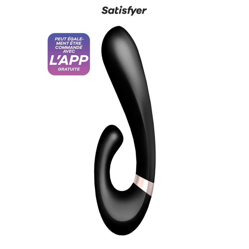 Vibro Rabbit Heat Wave noir - Satisfyer