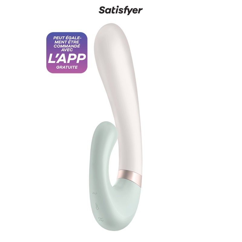 Vibro Rabbit Heat Wave menthe - Satisfyer Vibro Rabbit Heat Wave menthe - Satisfyer