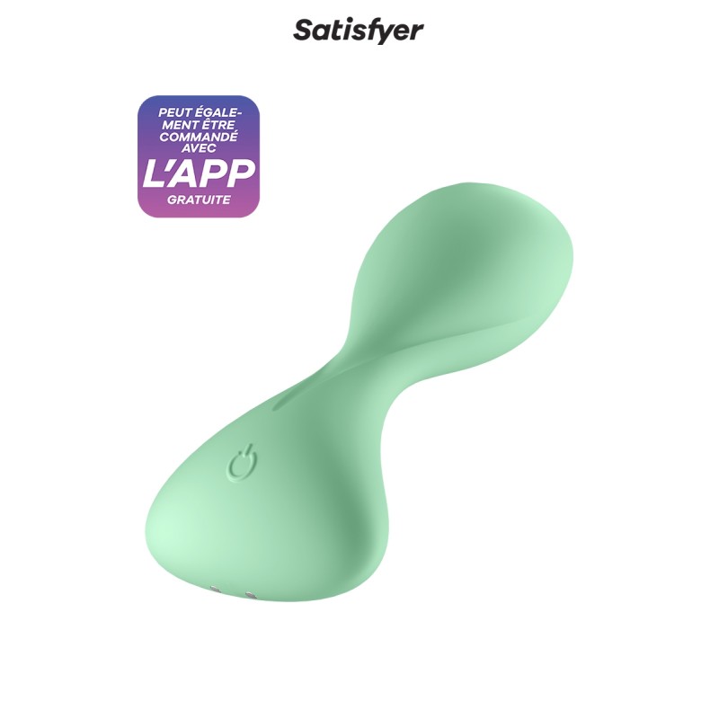 Plug anal connecté Trendsetter vert clair - Satisfyer