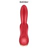 Vibro Rabbit connecté Double Flex rouge - Satisfyer
