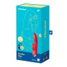 Vibro Rabbit connecté Double Flex rouge - Satisfyer