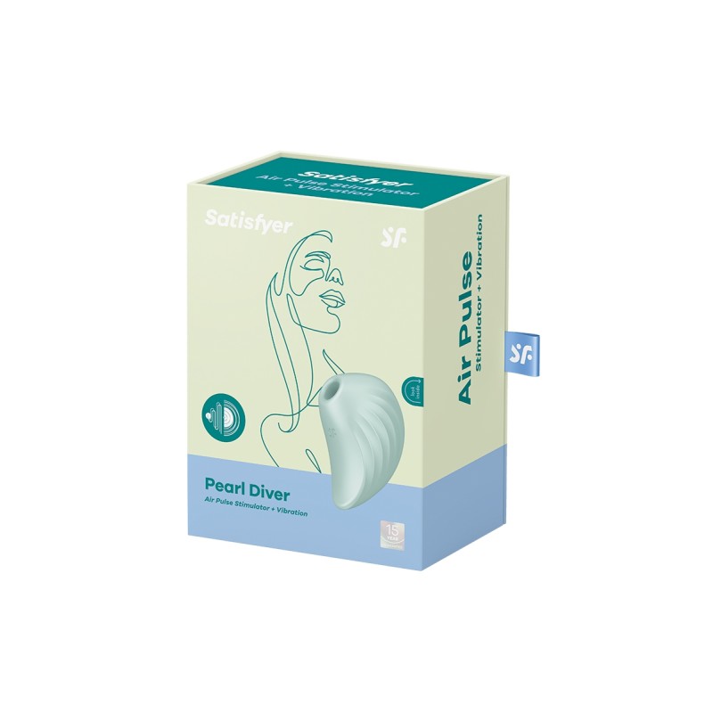 Double stimulateur Pearl Diver menthe - Satisfyer