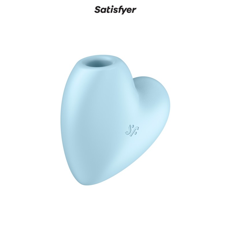 Double stimulateur Cutie Heart bleu - Satisfyer Double stimulateur Cutie Heart bleu - Satisfyer