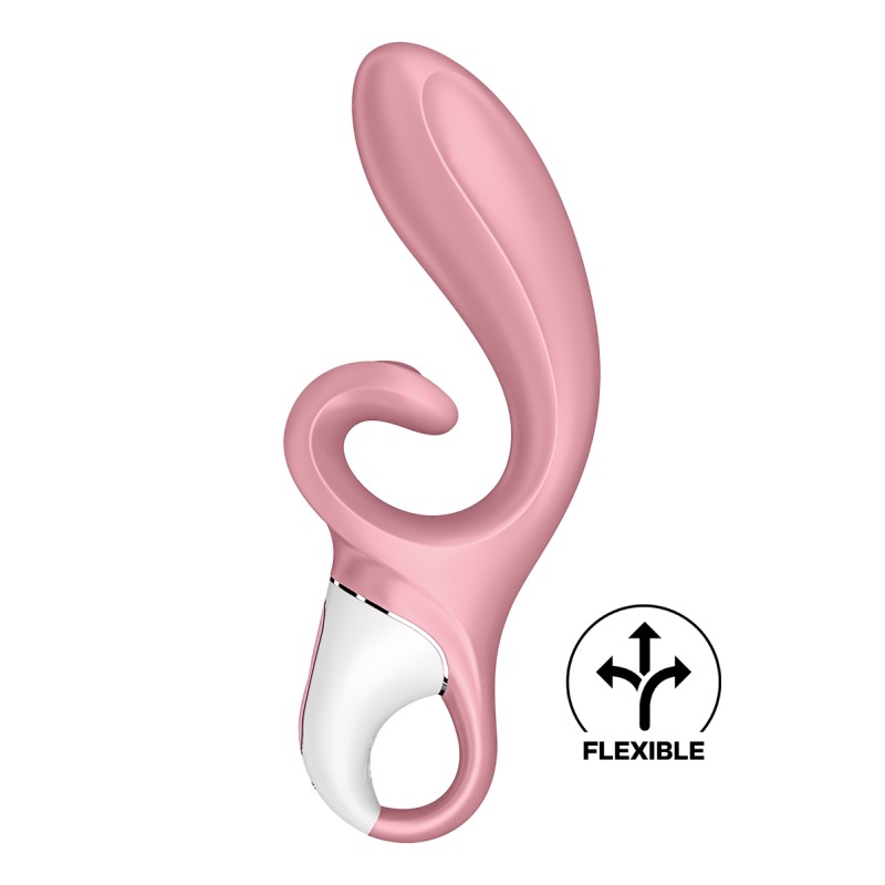 Vibro Rabbit connecté Hug Me rose - Satisfyer