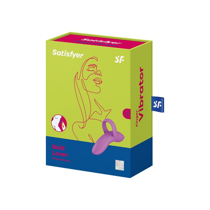 Doigt vibrant Bold Lover blanc - Satisfyer