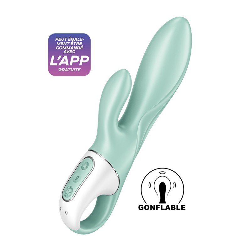 Vibro rabbit gonflable Satisfyer Air Pump Bunny 5 Vibro rabbit gonflable Satisfyer Air Pump Bunny 5